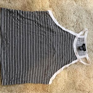 Rue21 Monochrome Striped Top